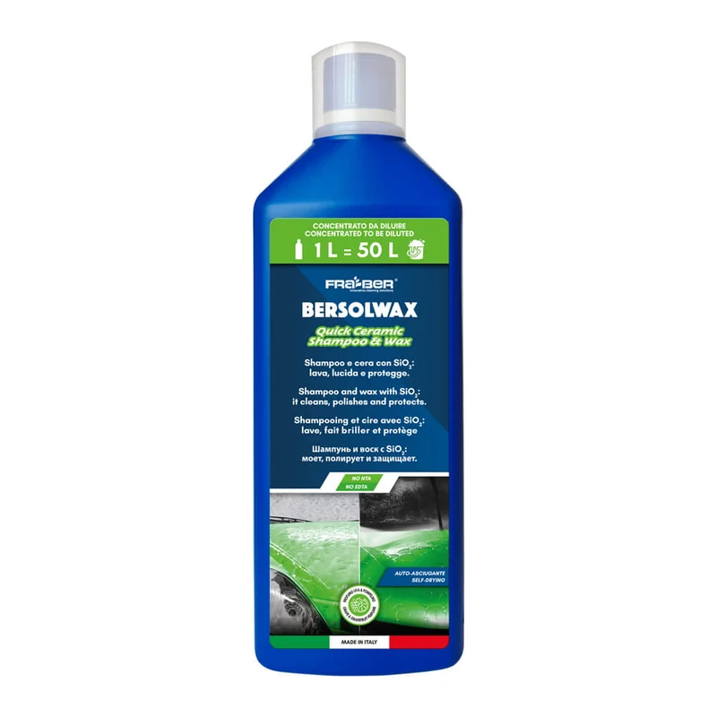 Bersolwax di Fra-Ber Shampoo Auto con Cera ad Effetto Ceramico
