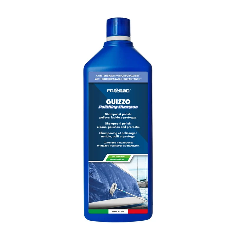 Guizzo di Fra-Ber Detergente Biodegradabile** Nautico per Barca e Shampoo Polish