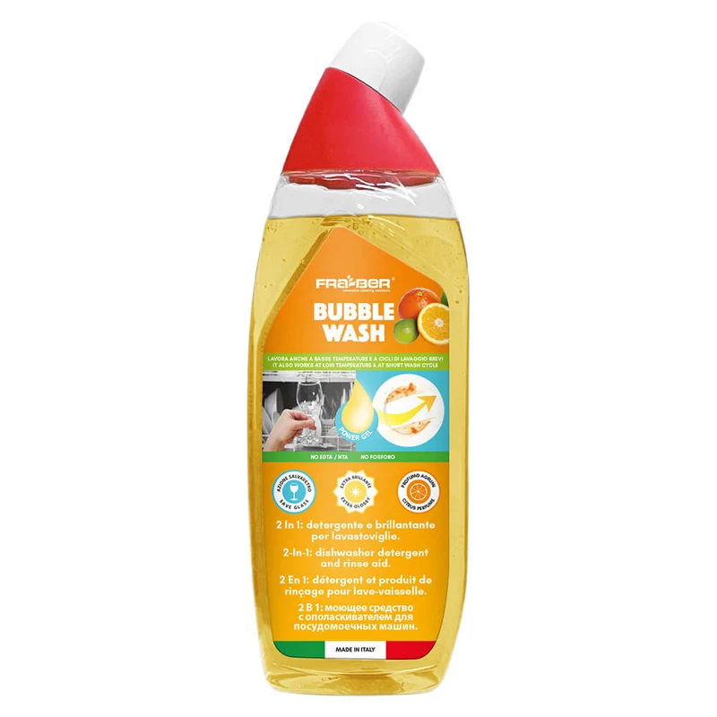 Bubble Wash Gel di Fra-Ber Detersivo con Brillantante per Lavastoviglie