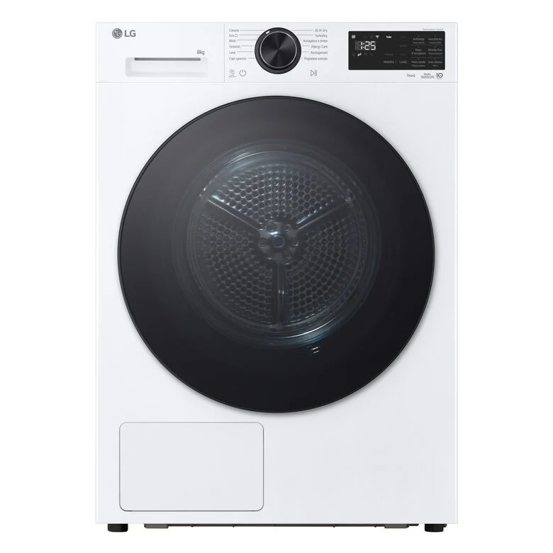 LG RNX5008TLB Asciugatrice Intelligente AI Dry 8 kg Classe B Bianco