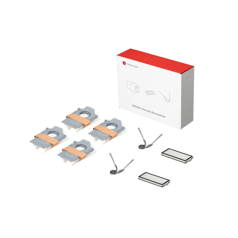 Roborock Saros Z70 Kit di Accessori Original, 4 Sacchetto + 2 Spazzola laterale+2 Filtro