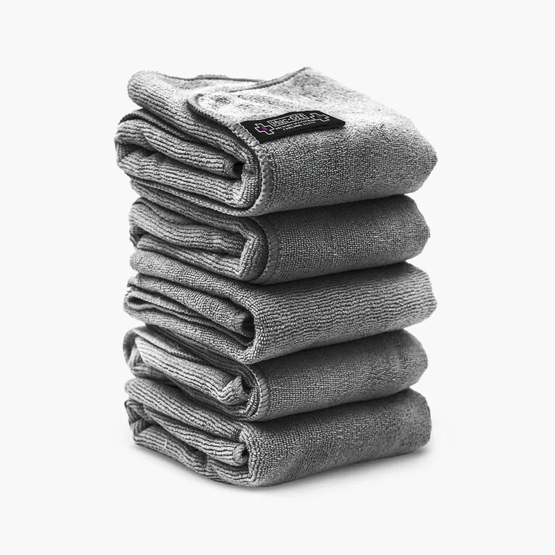 5x Luxury Microfibre Cloths