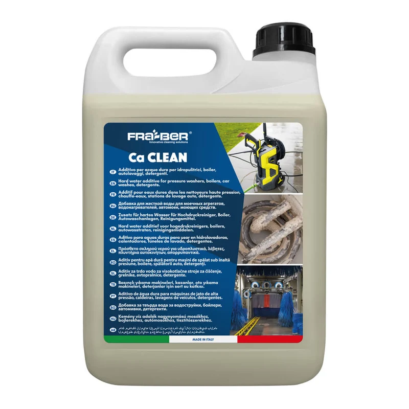 Ca Clean di Fra-Ber Additivo Anticalcare per Idropulitrici Boiler Autolavaggi e Detergenti