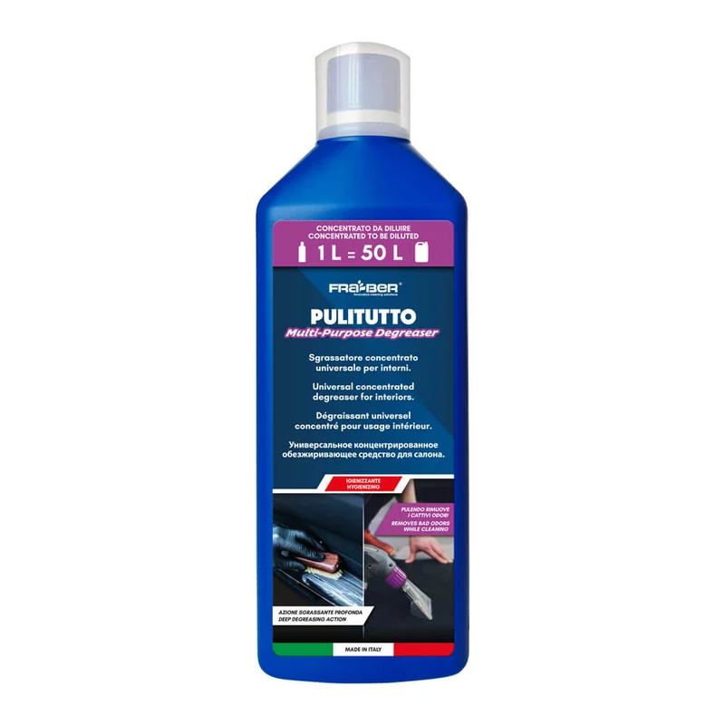 Pulitutto di Fra-Ber Pulitore per Interni Auto e Sgrassatore Concentrato