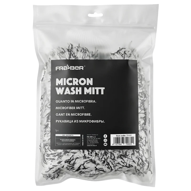 Micron Wash Mitt Guanto in Microfibra per Lavaggio Auto