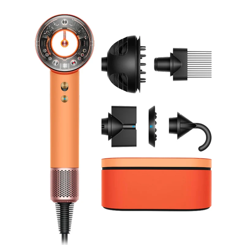 Dyson Supersonic Nural Curly + Coily Apricot/Topaz - asciugacapelli per capelli ricci e molto ricci