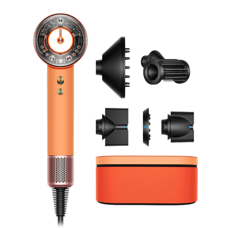 Dyson Supersonic Nural Straight + Wavy Phon Apricot/Topaz - asciugacapelli per capelli lisci e mossi