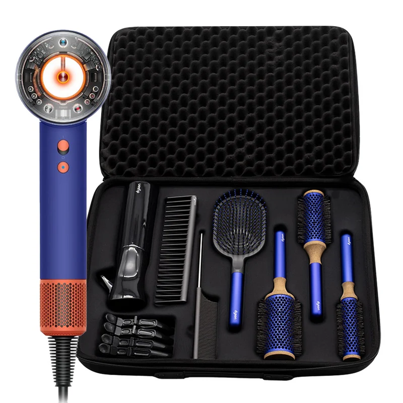 Dyson Supersonic Nural Phon Pervinca/ Tangerine + Stylist Brush Kit OMAGGIO