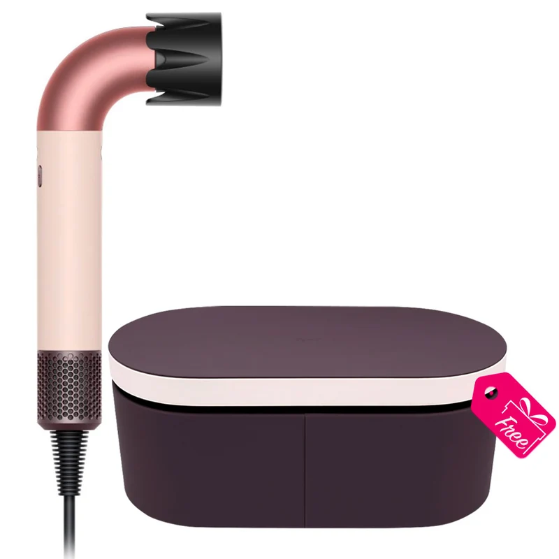 Dyson Supersonic R Rosa Cipria/Oro Rosa Capelli Ricci + Cofanetto OMAGGIO