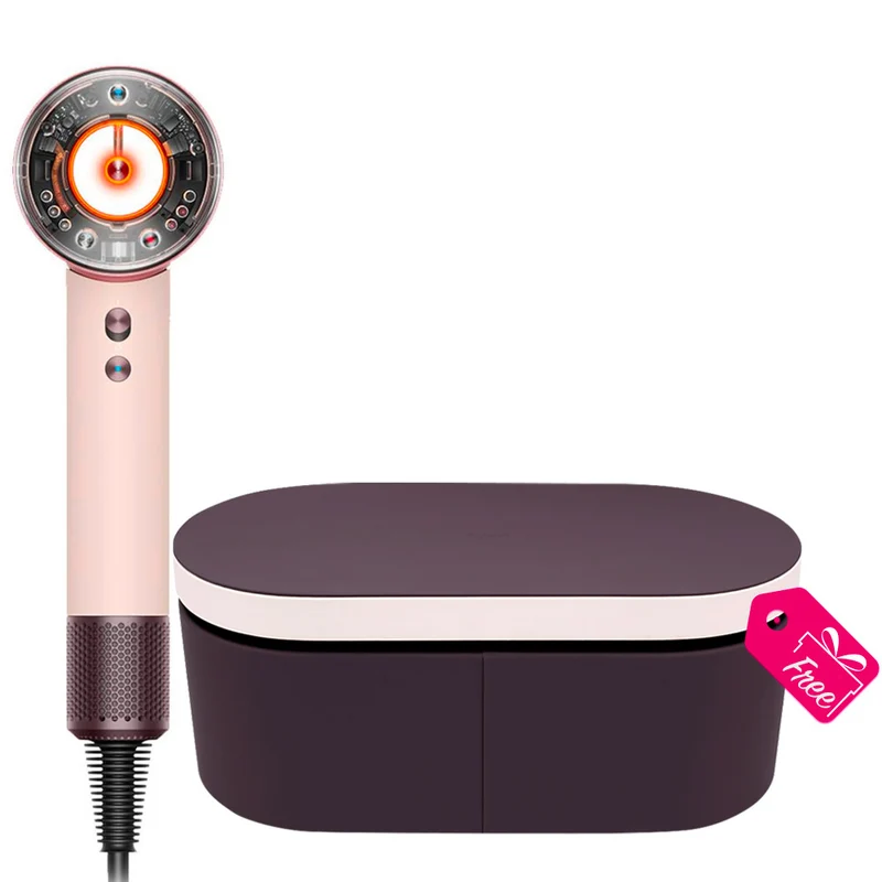 Dyson Supersonic Nural Curly + Coily Rosa Cipria / Oro Rosa + Cofanetto OMAGGIO