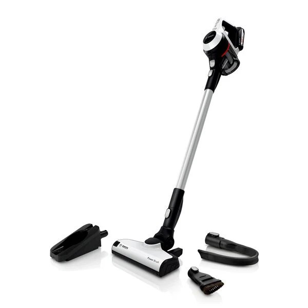 Bosch Serie 6 BCS61113 scopa elettrica Aspirapolvere a bastone 2 in 1 Batteria Secco Senza sacchetto Bianco