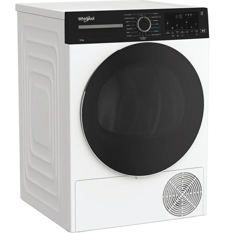 Whirlpool C WD 104M WBS IT, Asciuhatrice 10kg, classe C, colore White, Display digitale XL, Wi-Fi, IronTouch