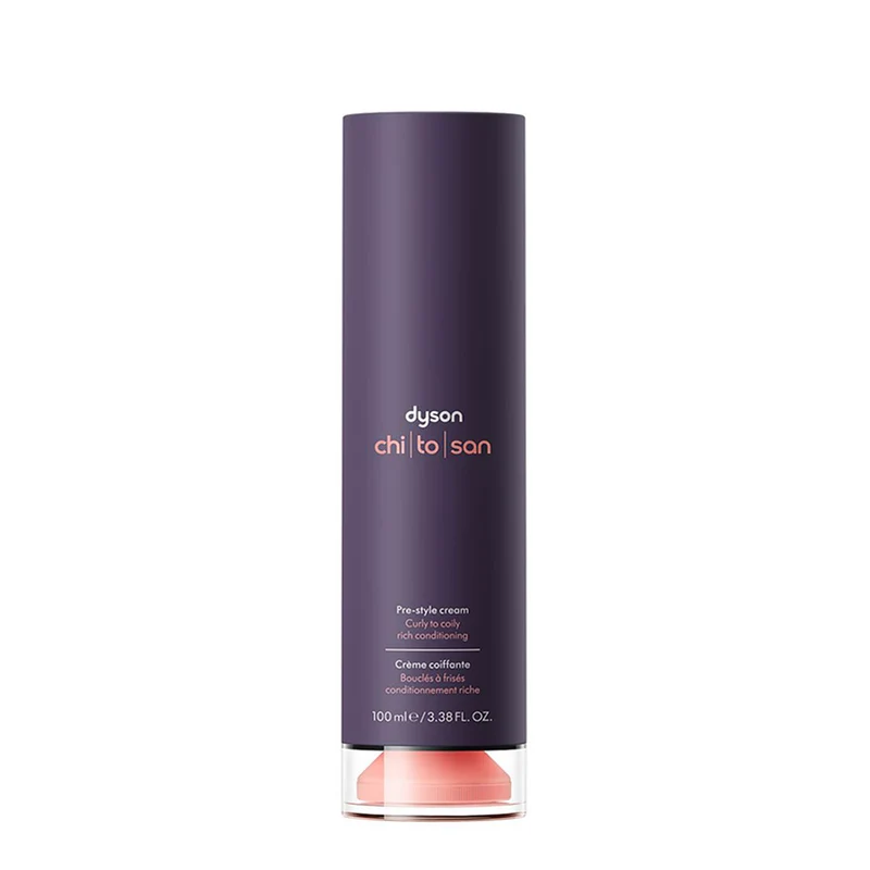 Dyson Chitosan Pre-Styling Hair Cream Curly to Coily Rich Conditioning 100ml - crema nutriente capelli ricci