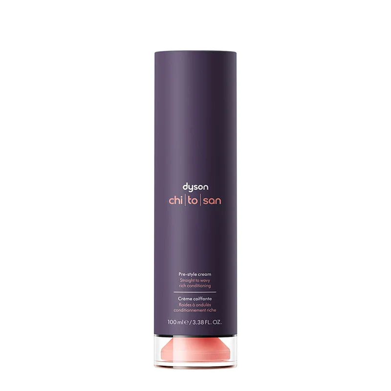 Dyson Chitosan Pre-Styling Hair Cream Straight to Wavy Rich Conditioniong 100ml - crema nutriente capelli lisci/ondulati