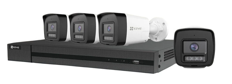 Ezviz KIT VIDEOSORVEGLIANZA CS-BW3844 SMART HOME SECURITY - 1 NVR X5S 8CH + 4 TELECAMERE H3C 2K 6941545636078