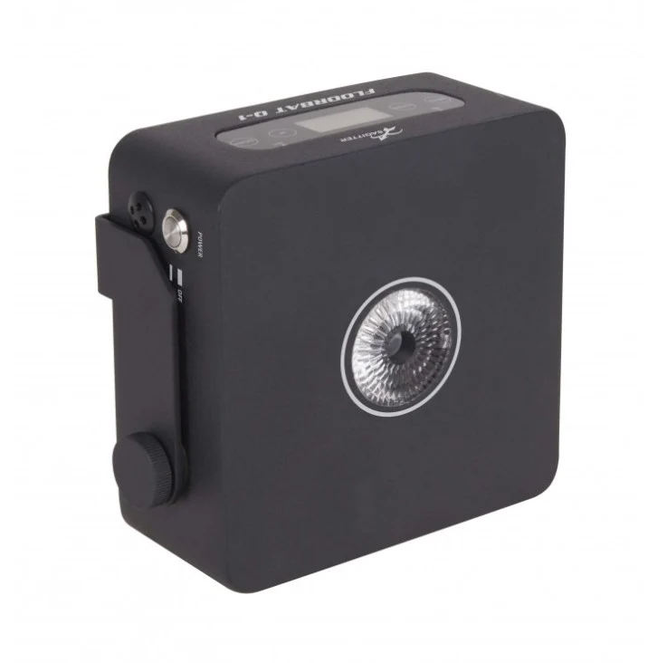 Sagitter battery led floorbat 1 x 10 w led rgbw/fc irc wireless