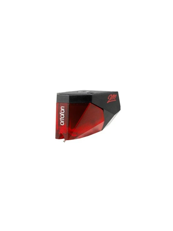 Ortofon 2M Red - testina a magnete mobile con stilo ellittico - suono aperto e dinamico | rosso/nero