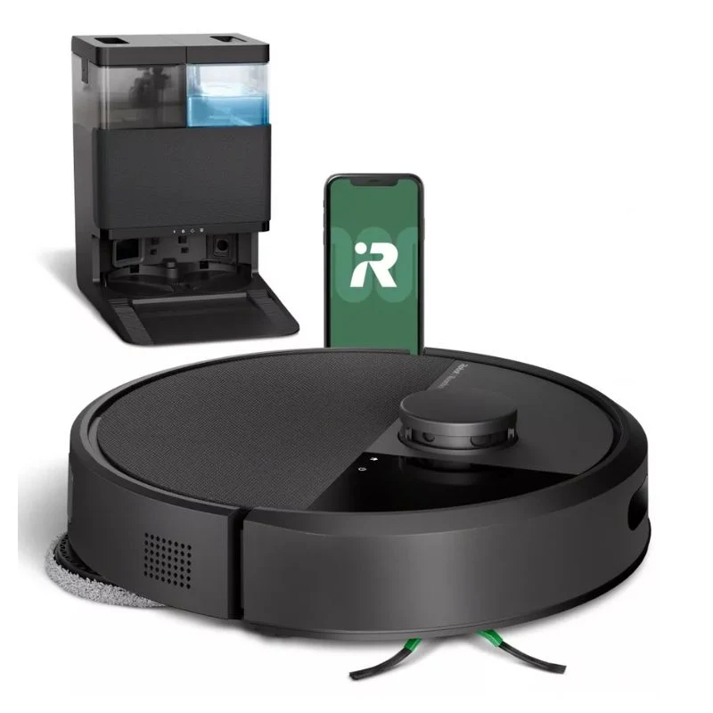 Roomba Irobot Plus 405 Combo con Stazione di Pulizia Lavaggio e Ricarica Robot Aspirapolvere 2-in-1 Lava e Aspira