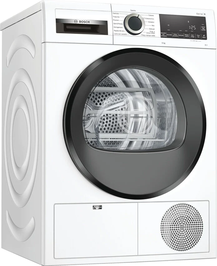 Bosch WQG24100IT Asciugatrice a pompa di calore Serie 6 Libera installazione Caricamento frontale 9 kg A++