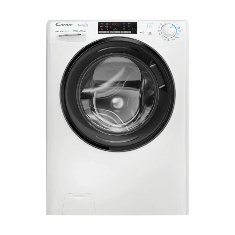 Candy CSOW44644TWMB6-S Lavasciuga Libera Installazione 6 Kg, 1400 Giri, Smart Pro Inverter, Wi-fi + Bluetooth, Snap&wash, Classe E, Bianco