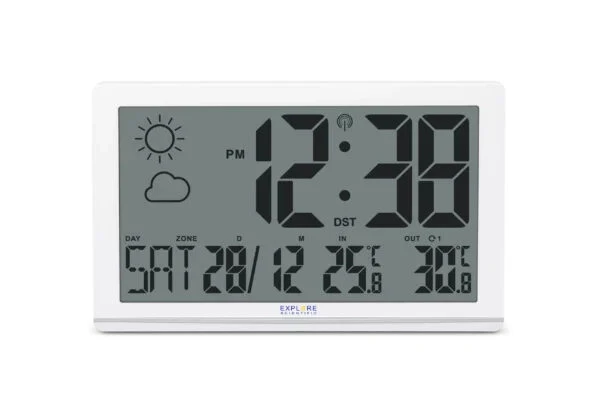 Explore Scientific RDC8001 Orologio da Parete Jumbo Radio-Controllato