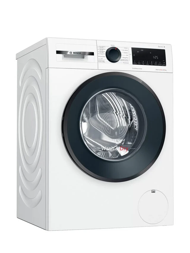 Bosch Serie 6 WNA14449IT lavasciuga Libera installazione Caricamento frontale Bianco E