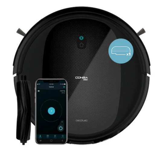Cecotec 05731Aspirapolvere Robot Senza sacchetto Nero