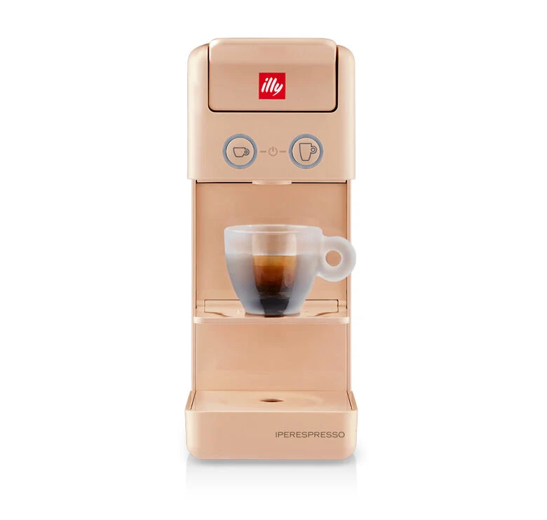 Illy Macchina Del Caffe Capsule Iperespresso Espresso Coffee Y3.3 Arancione Pastello Più 14 Capsule