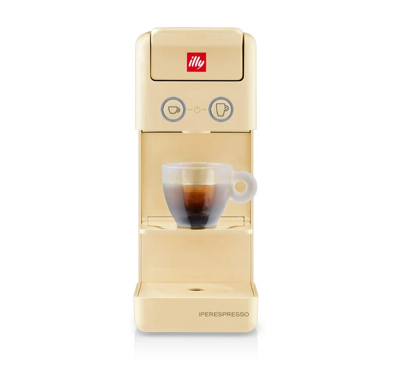 Illy Macchina Del Caffe Capsule Iperespresso Espresso Coffee Y3.3 Giallo Pastello più 14 Capsule