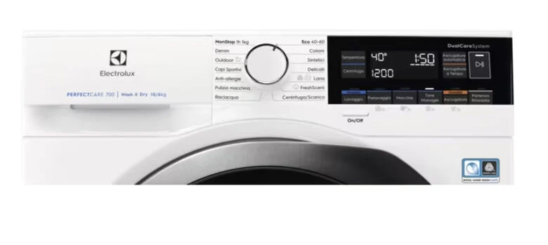 Electrolux EW7W16B6 lavasciuga Libera installazione Caricamento frontale Bianco D