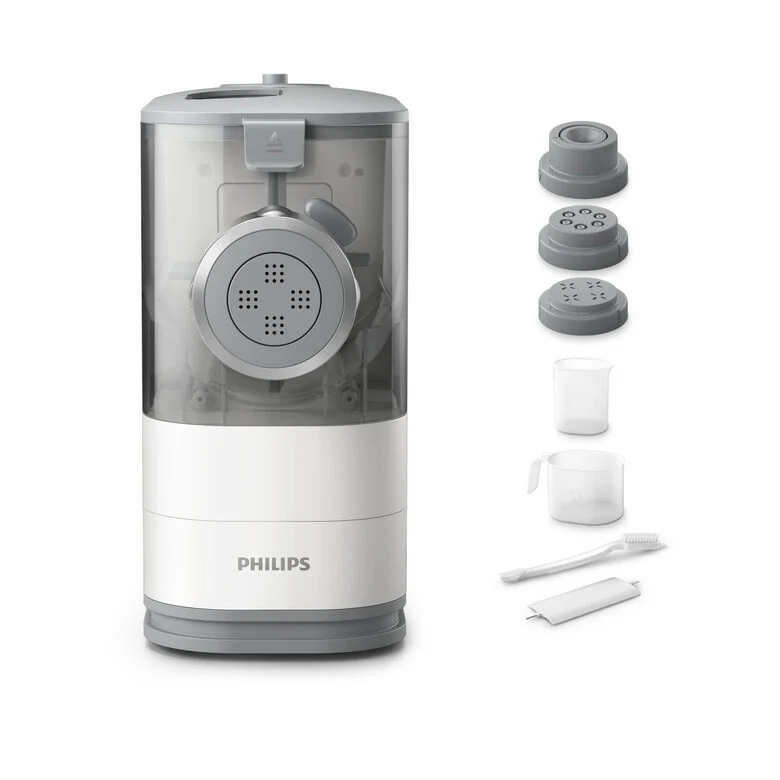 Philips Viva Collection 5000 Series, Macchina per la pasta fresca, Pasta Maker HR2345/19 - Compatto, con 4 trafile
