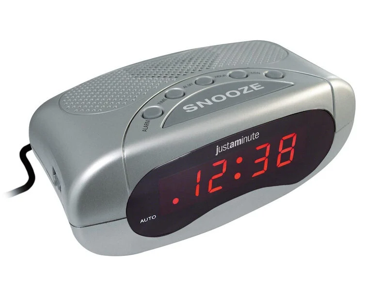 Lowell Justaminute EH49101 Sveglia Digitale Argento