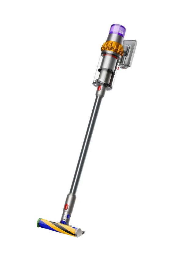 Dyson V15 Detect Absolute Extra Acciaio inossidabile, Giallo Senza sacchetto