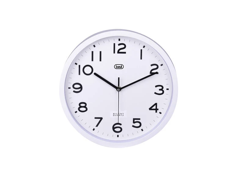 Trevi OM 3302 S Orologio da parete in quarzo Cerchio Bianco