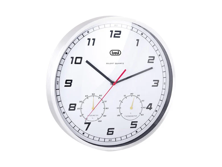 Trevi OM 3321 HT Orologio da parete meccanico Cerchio Argento