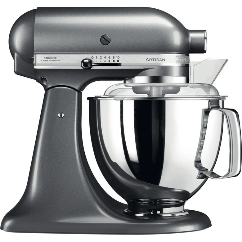 KitchenAid Artisan 5KSM175PSEMS impastatrice planetaria con testa reclinabile 300 W 4,8 L Argento