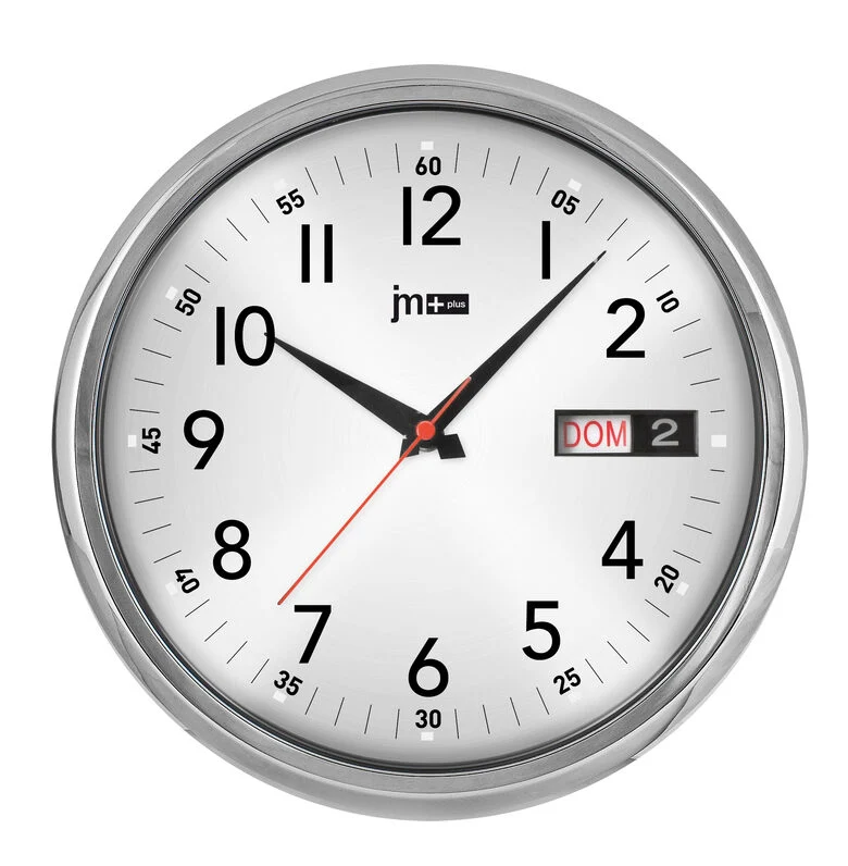 Lowell Justaminute 14598C orologio da parete Orologio da parete in quarzo Rotondo Cromo