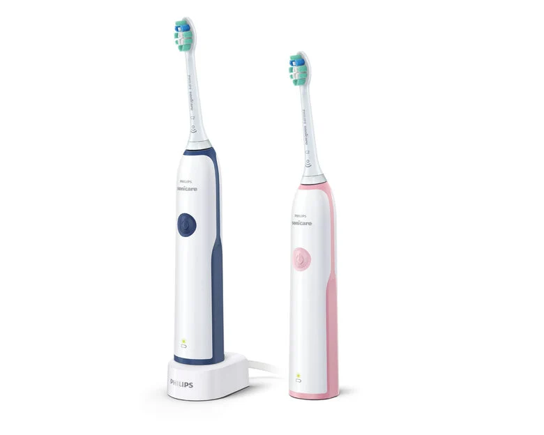 Philips Sonicare CleanCare Spazzolino elettrico sonico a 1 modalità con 2 testine