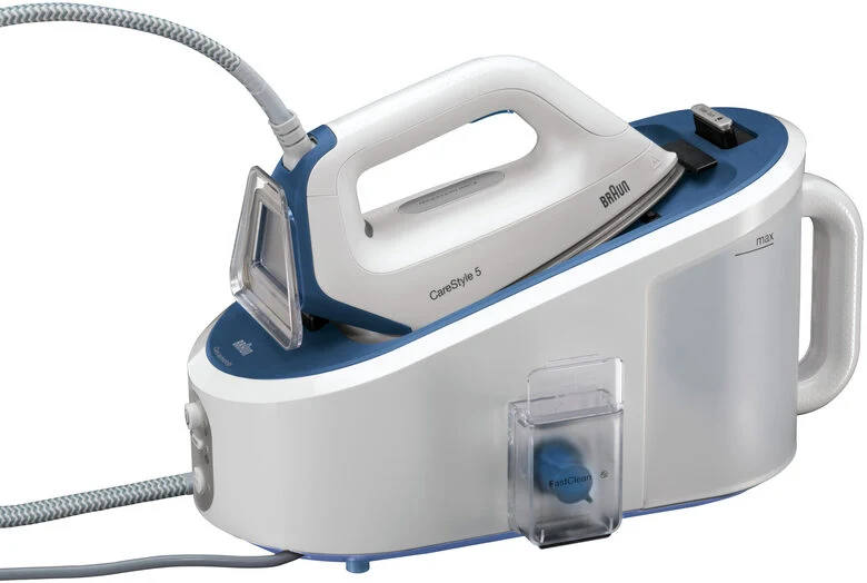 Braun IS 5145 WH ferro da stiro a caldaia 2400 W 2 L Blu, Bianco
