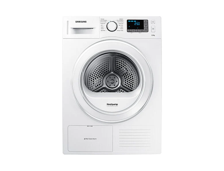 Samsung DV80F5E5HGW/ET asciugatrice Libera installazione Caricamento frontale 8 kg A++ Bianco