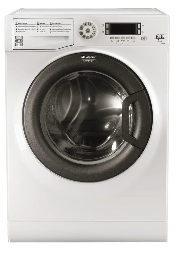 Hotpoint FDD 9640B IT lavasciuga Libera installazione Caricamento frontale Bianco