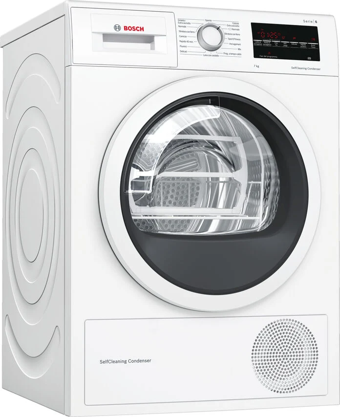 Bosch Serie 6 WTW85447IT asciugatrice Libera installazione Caricamento frontale 7 kg A++ Bianco