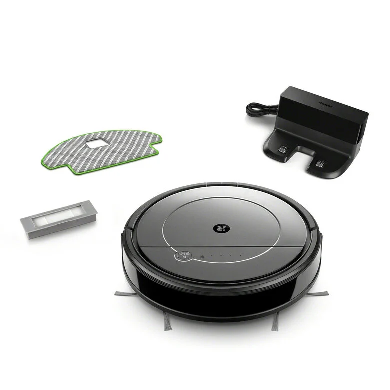 iRobot Roomba Combo Aspirapolvere Robot 0,45 L Sacchetto per la polvere Nero, Grigio