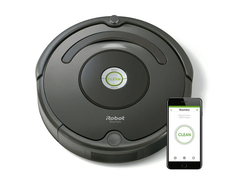 iRobot Roomba 676 Aspirapolvere Robot 0,6 L Senza sacchetto Nero