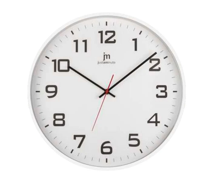 Lowell Justaminute 00880B orologio da parete Orologio da parete in quarzo Cerchio Bianco