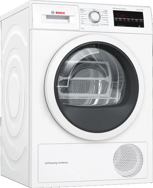Bosch Serie 6 WTW85469II asciugatrice Libera installazione Caricamento frontale 9 kg A++ Bianco