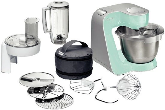 Bosch MUM54020 robot da cucina 900 W 3,9 L Argento, Turchese