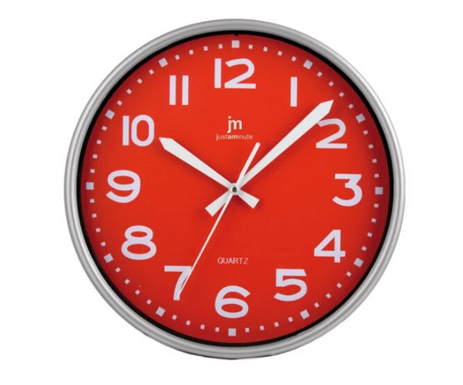 Lowell Justaminute 00940R orologio da parete Orologio da parete in quarzo Cerchio Rosso
