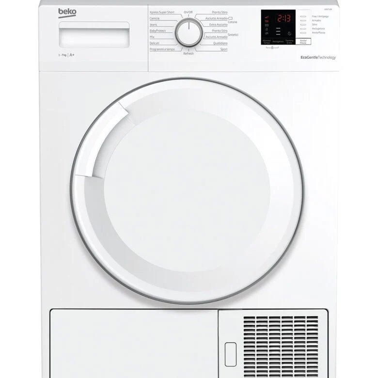 Beko DRX712B asciugatrice Libera installazione Caricamento frontale 7 kg A+ Bianco