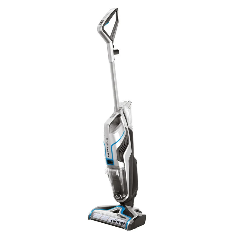 Bissell Crosswave Cordless Senza sacchetto Blu, Argento